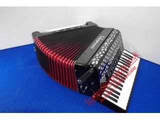E.Soprani 37 key 96 bass  4 voice black piano accordion
